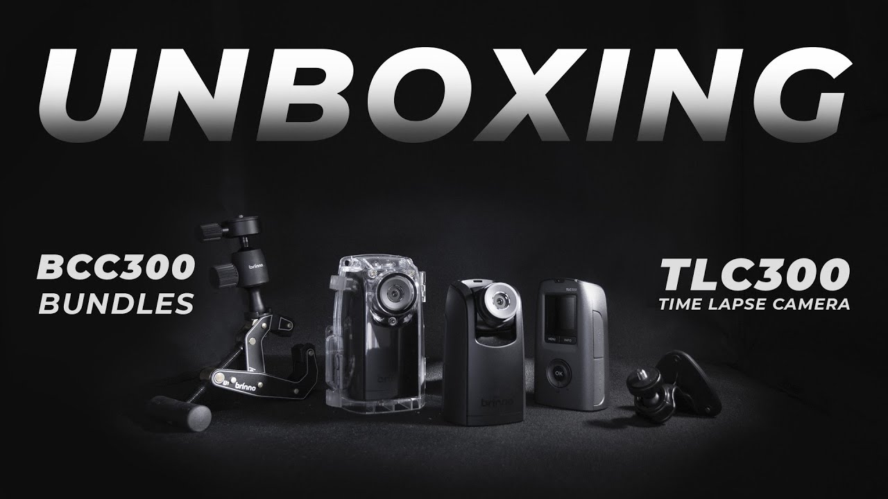 BCC300 BUNDLES & TLC300 TIME LAPSE CAMERA - Official Unboxing