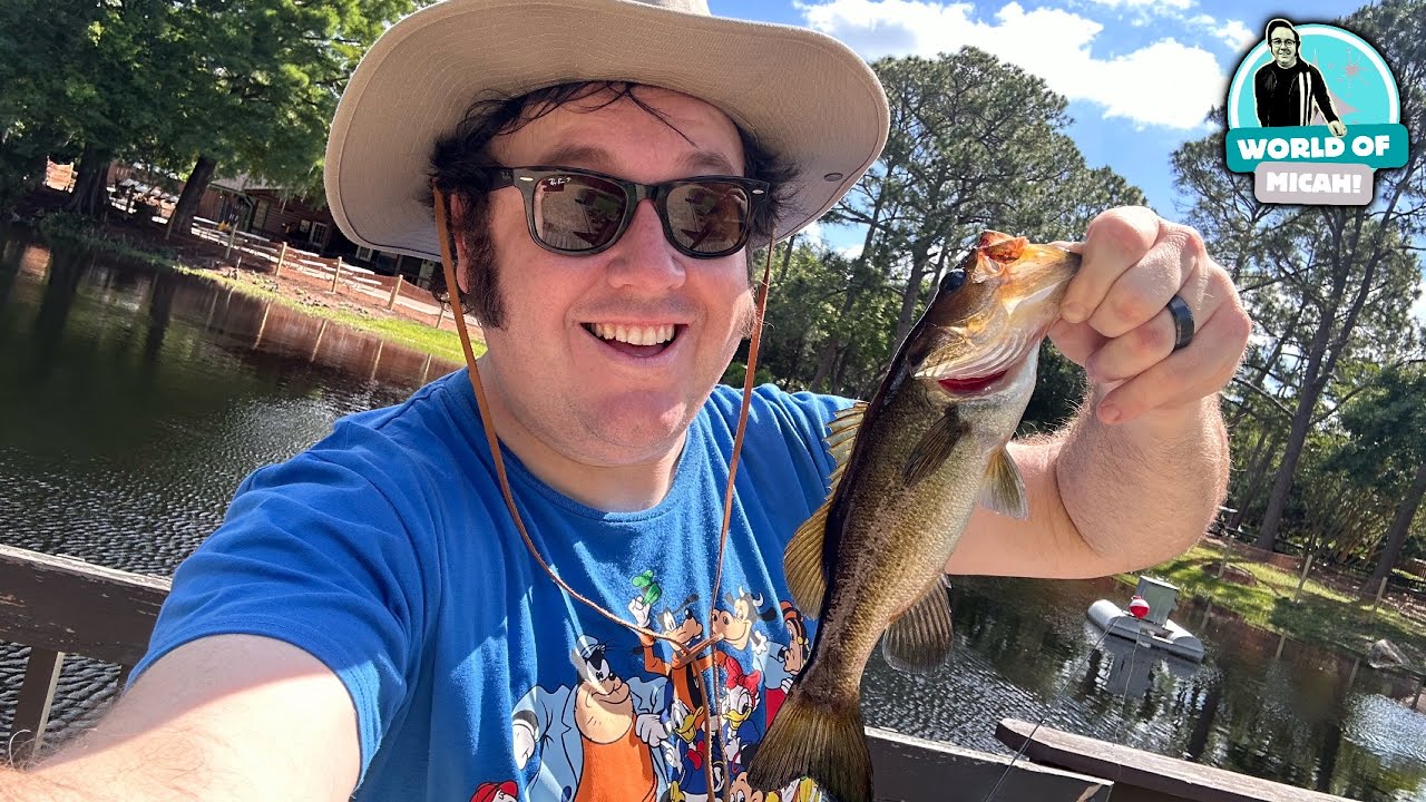 Fishing and Canoeing at Disney's Fort Wilderness Resort & Campground! Old Railroad Remains 4K