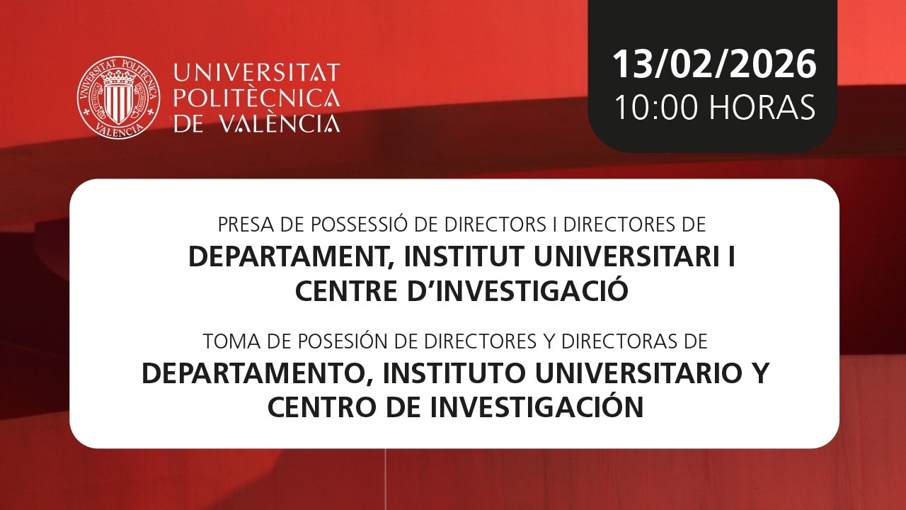 Toma de posesión de directores y directoras de departamento, instituto y centro de investigación