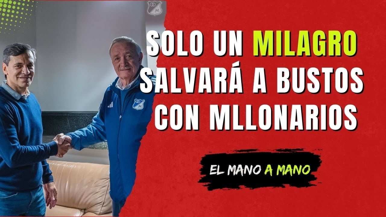 SOLO UN MILAGRO SALVARÁ A BUSTOS CON MLLONARIOS