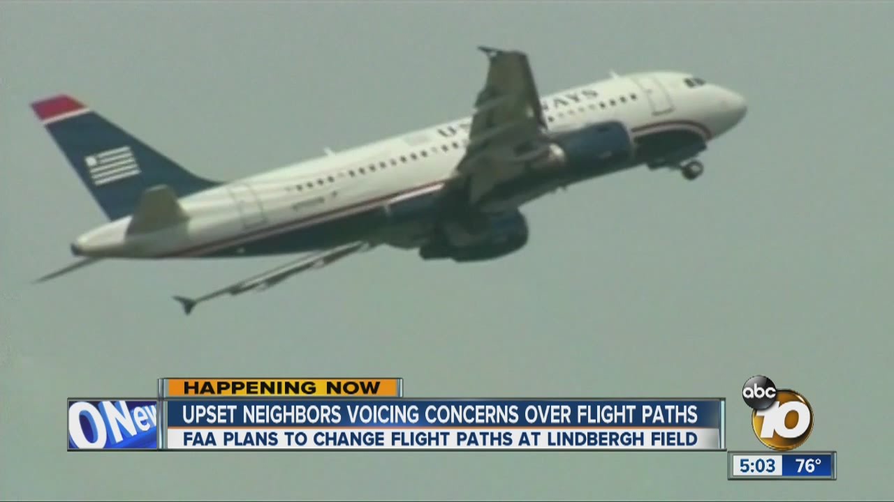 Upset neighbors voicing concerns over flight paths