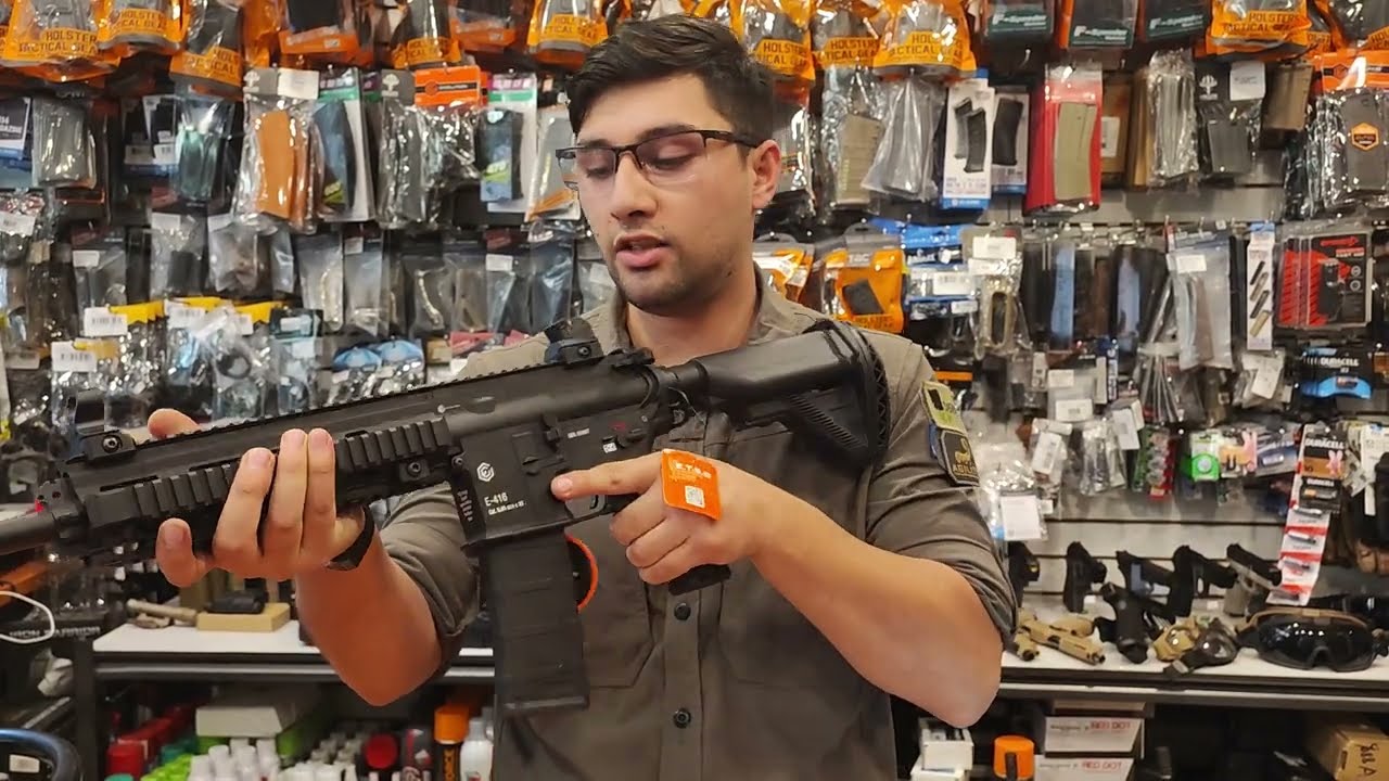 Descripción EVOLUTION AIRSOFT E416  ETS III