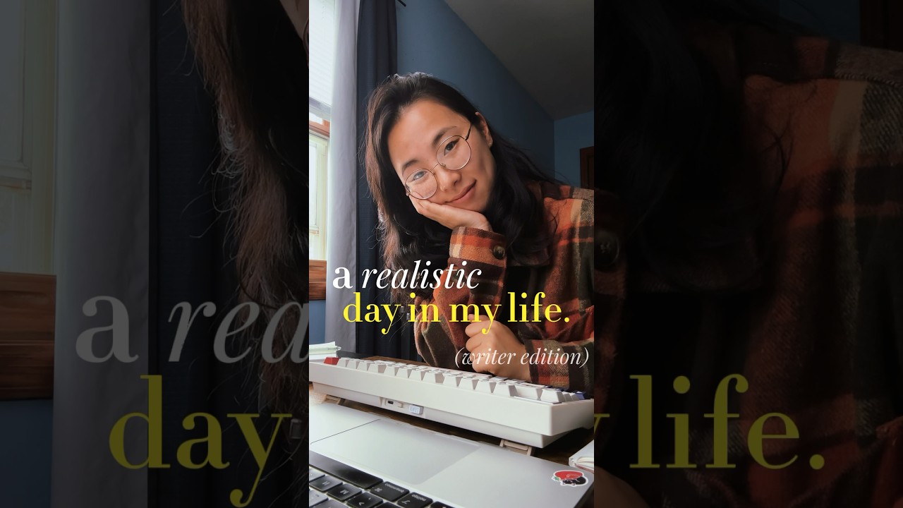 🦋 a day in my life as a full-time writer // daily writing vlog #shorts #authortok #writer