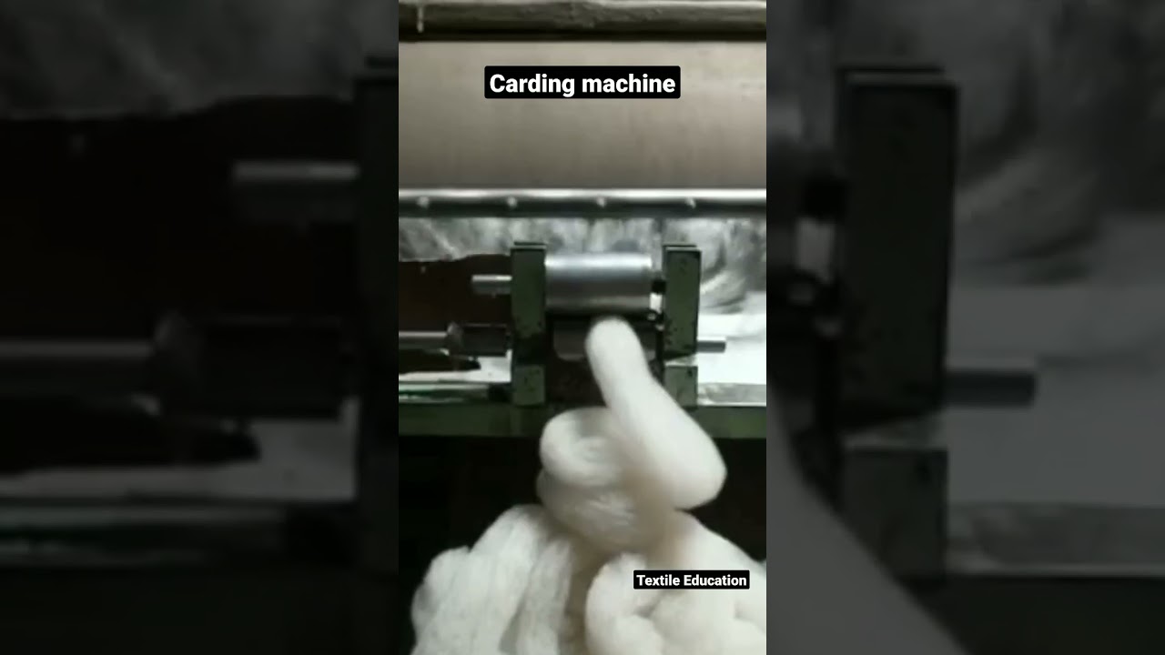 carding machine. #spinning #slivermaking#wool#spinningmachine #textileeducation #textile #weaving