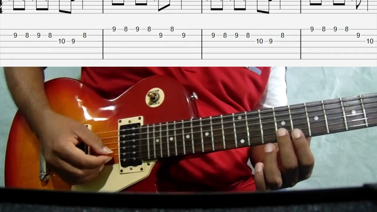 Bailando Agachao, LOS KARKIK´S  Punteo principal,  TUTORIAL GUITARRA
