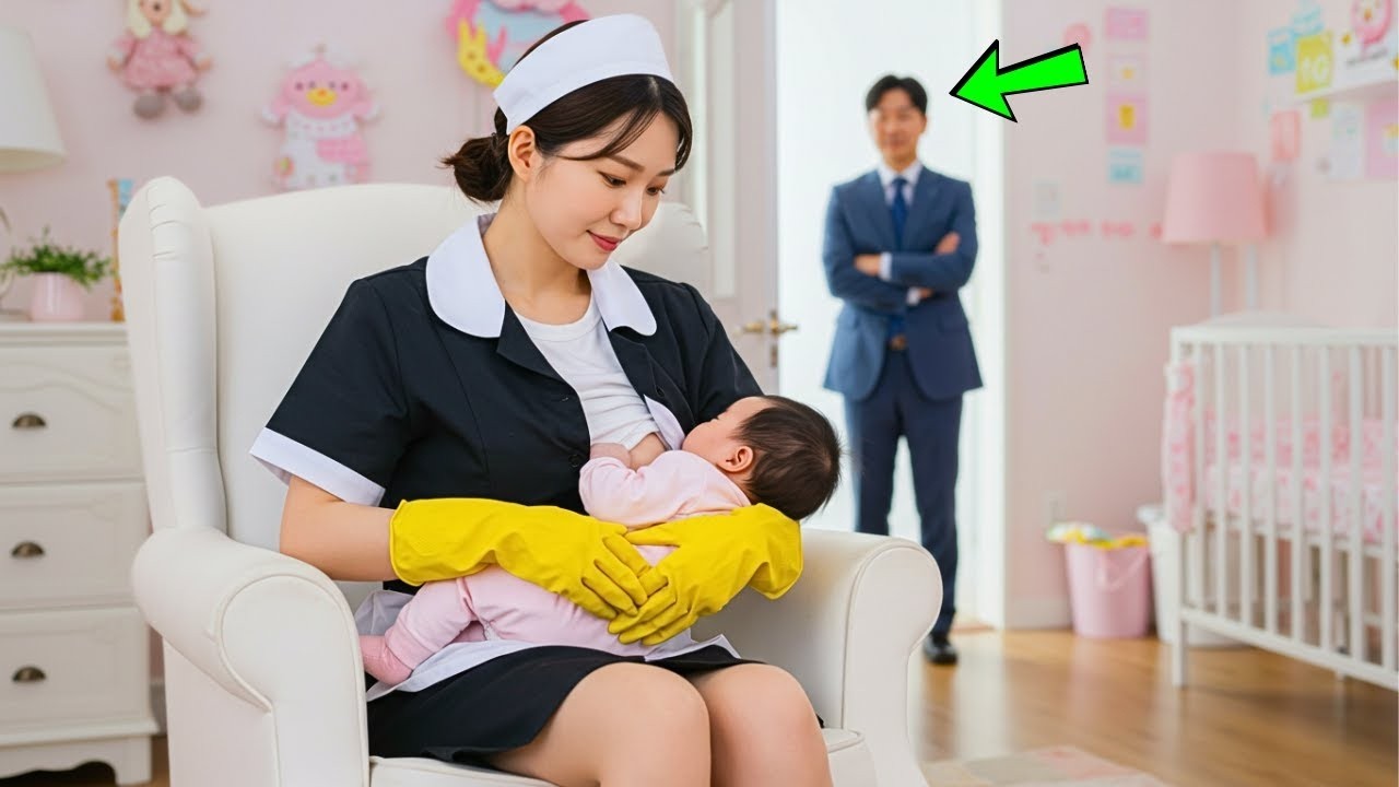 “지금 뭐 하는 거야 ” 백만장자는 일찍 돌아와 청소부가 자기 딸에게 모유 수유하는 걸 목격했다  그리고 그는 예상치 못한 행동을 했다