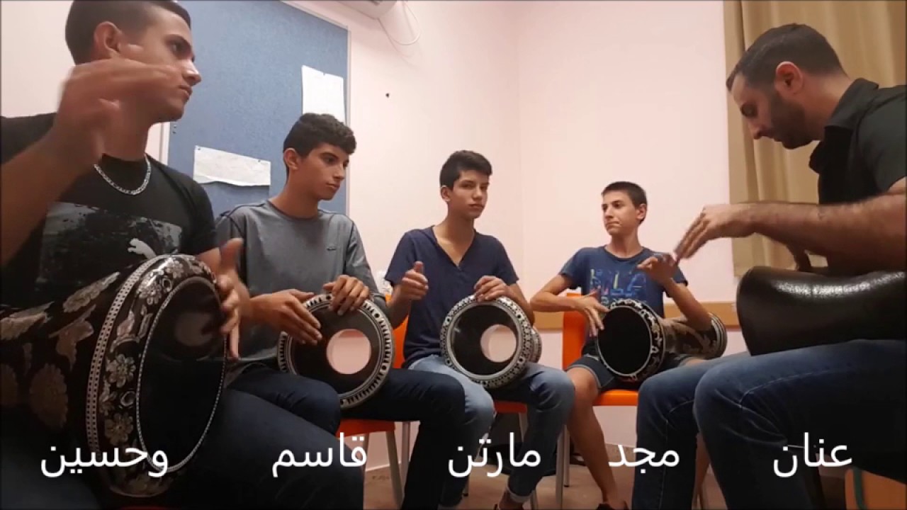صولو طبله - معلمي عنان عواد واصدقائي مجد منصور, مارتن قصيص , قاسم عياشي , وانا