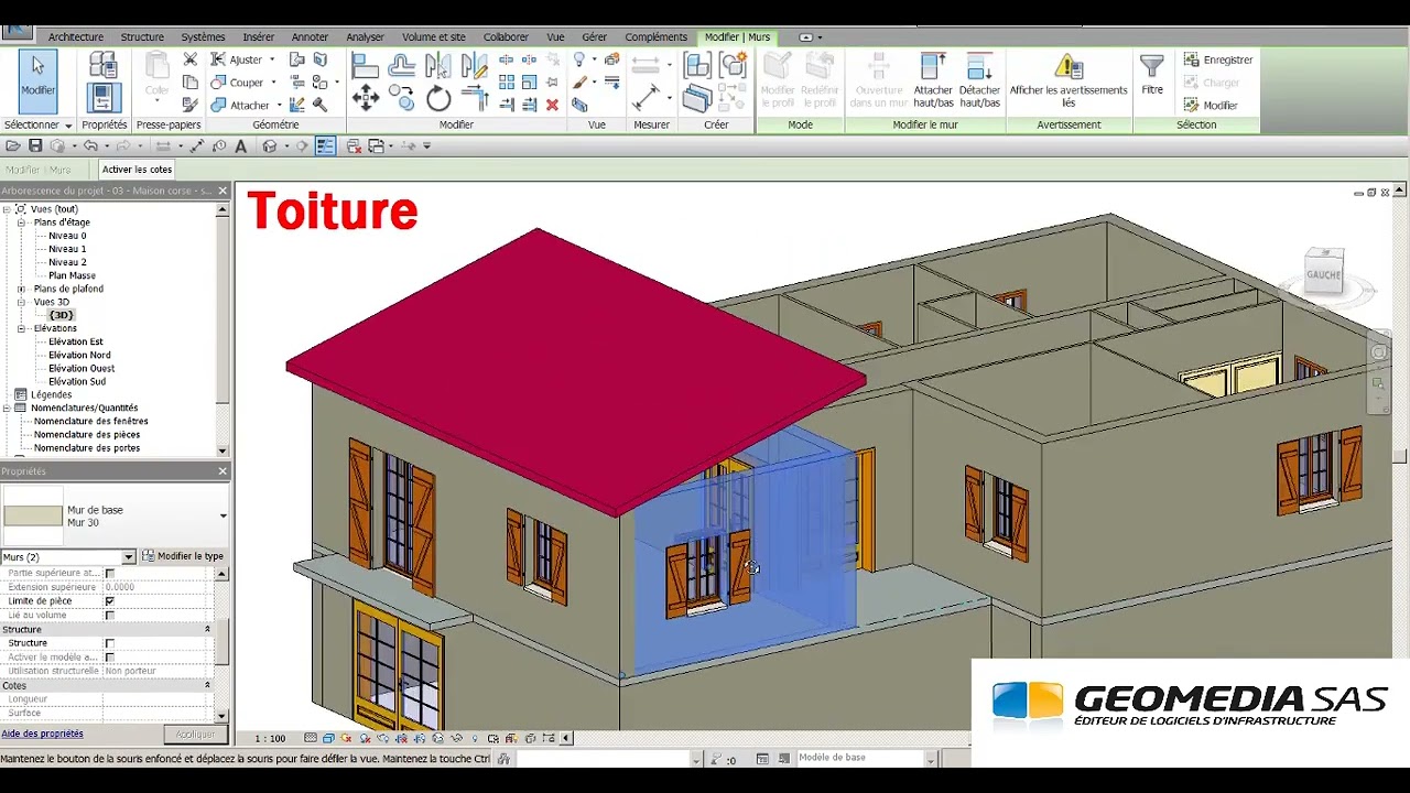 Revit  Maquette 3D à partir d'un nuage de points