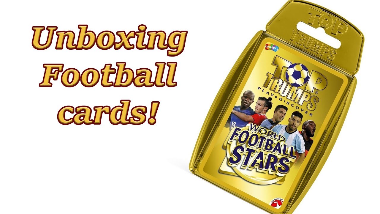 World Football Stars Card Game pack unboxing. Открываем футбольные карточки. Видео