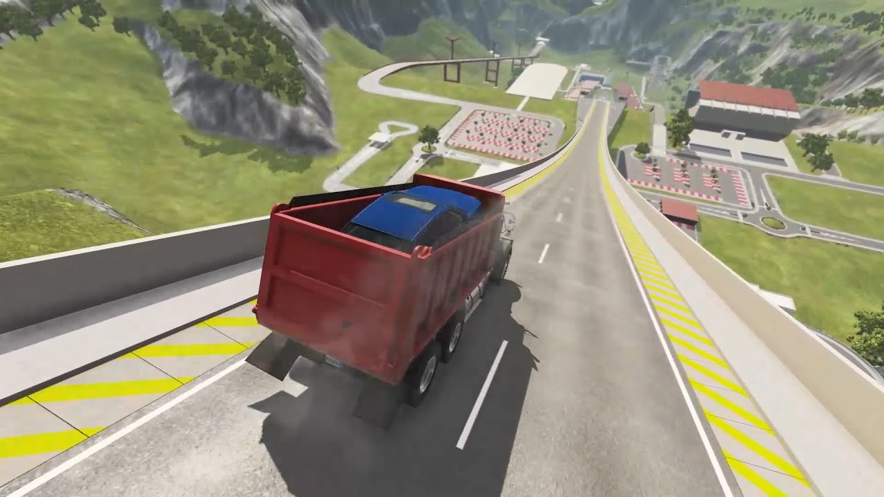 Epic High Speed Car Jump Crashes #8 BeamNG Drive | Danger Speed