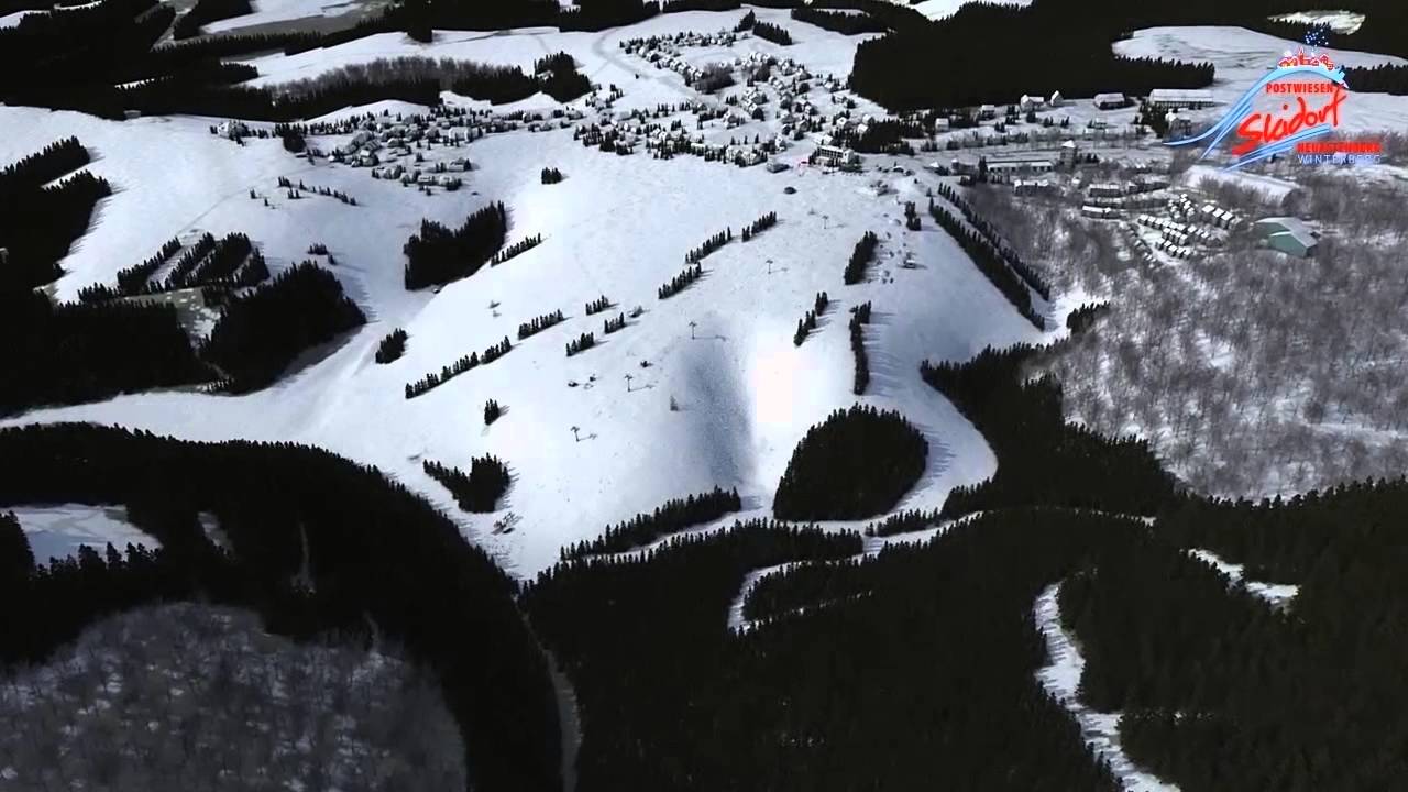 Postwiesen Skidorf Neuastenberg 3D Animation