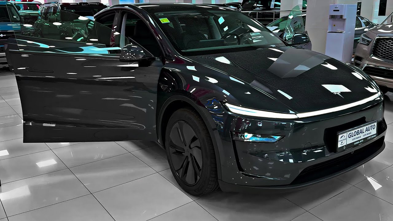 Tesla Model Y 2025 года &mdash; детали интерьера и экстерьера