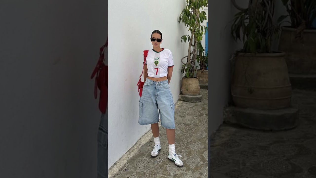 When she wears Jorts... #outfit #streetoutfit #fashionstyle #greenscreen #fashiontrends #outfitideas