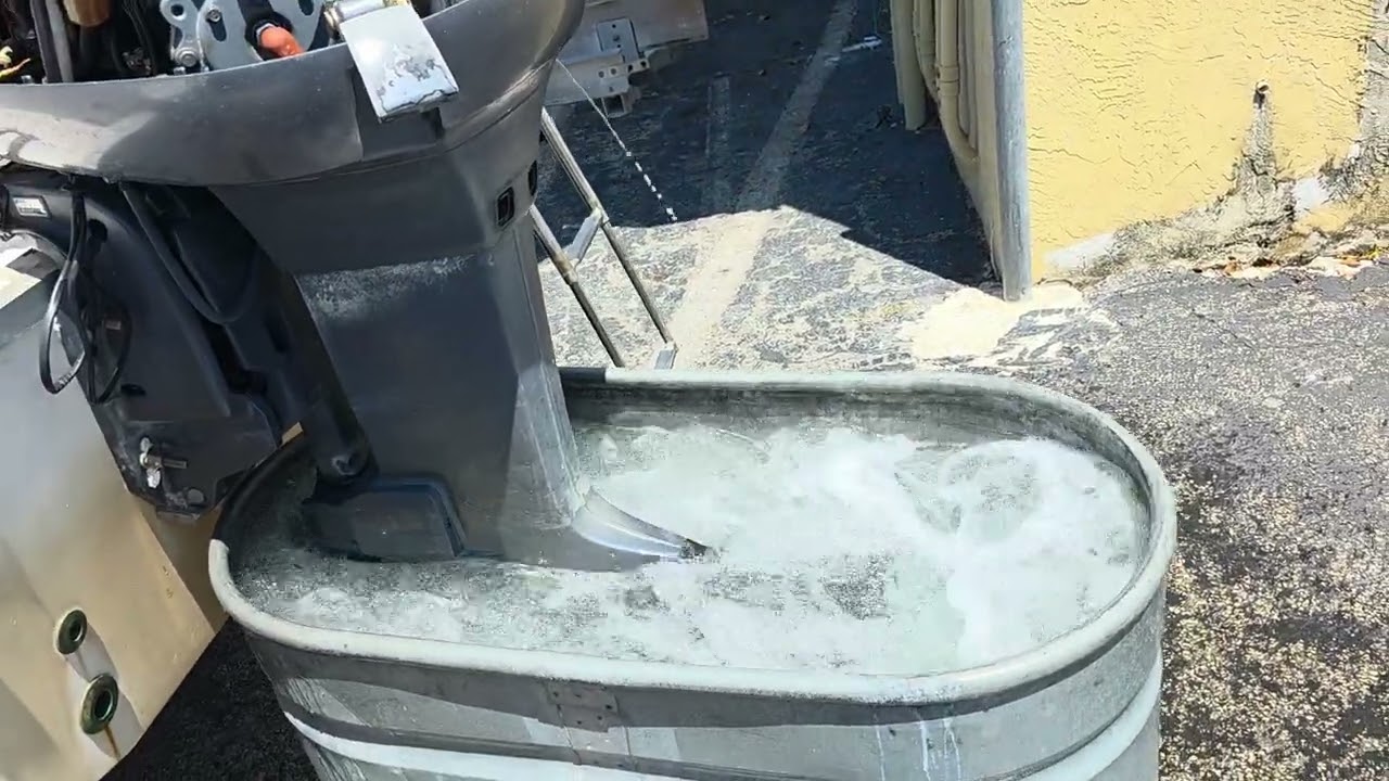 Yamaha 150 hp  two-stroke Test Run