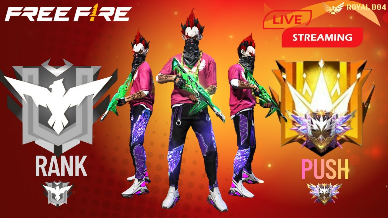 Samsung Mobile Free Fire Rank Push live stream