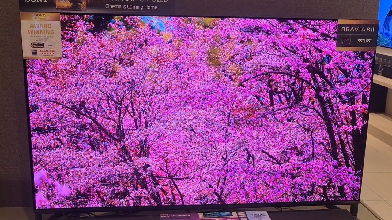 SONY BRAVIA 8II K65XR8M25 A Master class in OLED technology! 