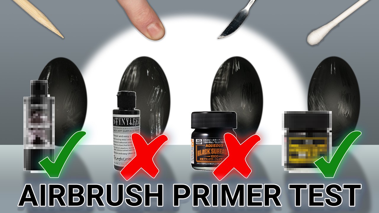 Ultimate Airbrush Primer Showdown for Mini Painting - Airbrush Unchained Ep1: Optimal Prime