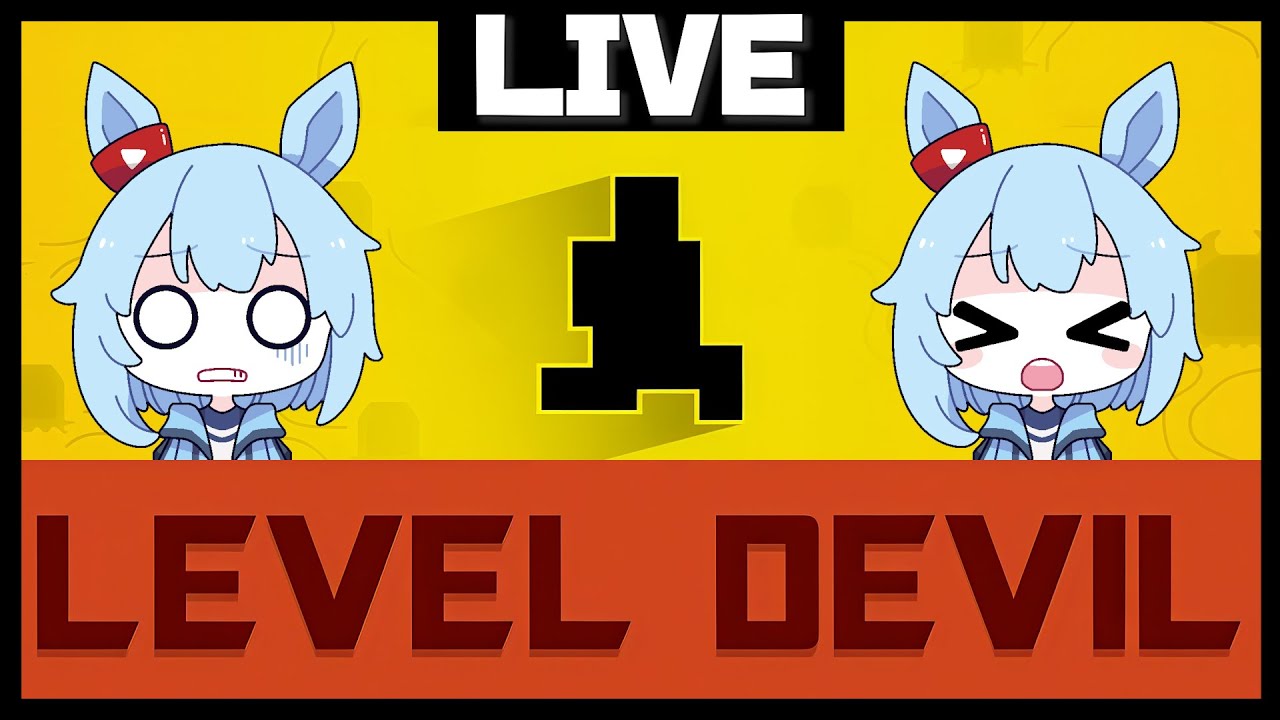 【生配信】激むずゲー『Level Devil』を初見で攻略するおにい