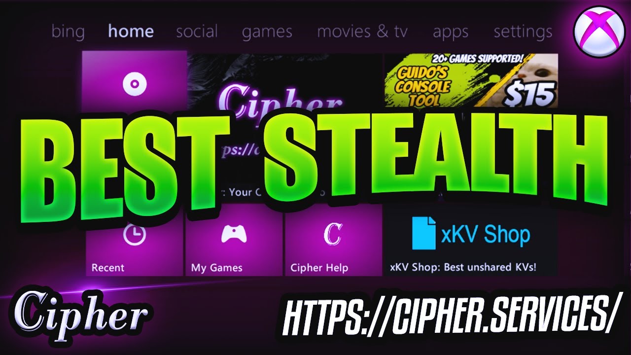 (Бесплатный/платный) Лучший скрытый сервер для [JTAG/RGH] Cipher.Services | Выставка 2023 года