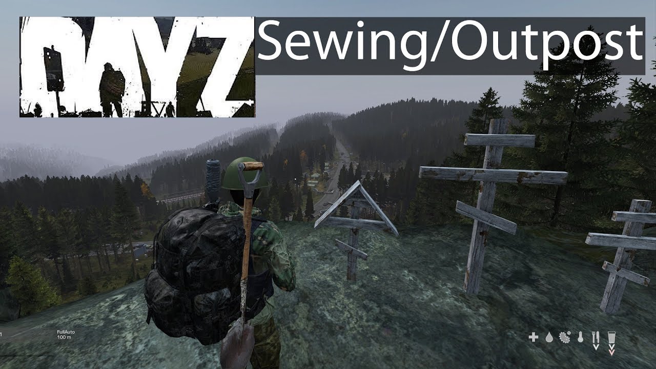 DayZ Xbox One Gameplay Sewing Kit Usage Guide & Unknown Military Outpost