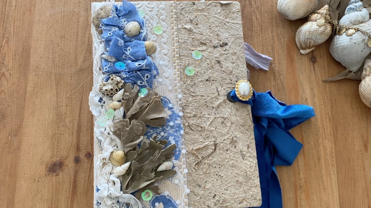 New 'by the sea' junk journal | Flip through