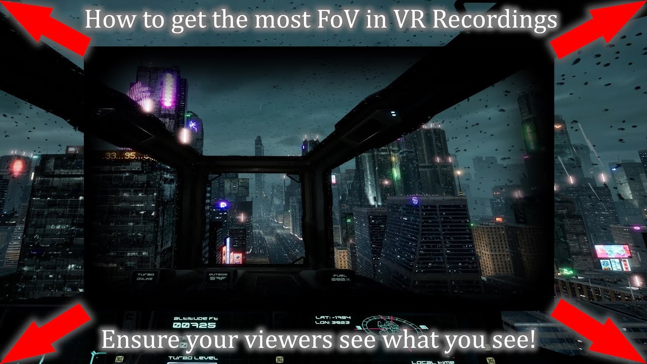 How to get the Highest Field of View and Quality in Your Virtual Reality Recordings with OBS