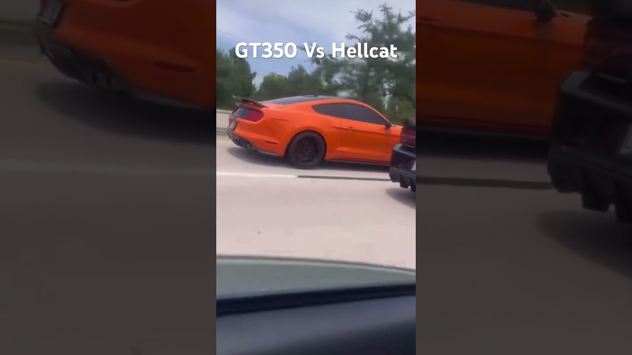 Hellcat /Intake,Exhaust Vs GT350 /Intake,Exhaust E85 IG @srt_jilmer #Dodge#hellcat#mustanggt#gt350