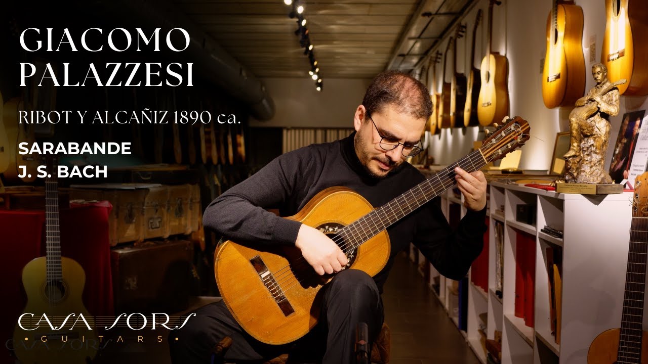 SARABANDE de J.S. BACH (Suite IV BWV 1010) | RIBOT Y ALCA&Ntilde;IZ 1890 ca. | GIACOMO PALAZZESI