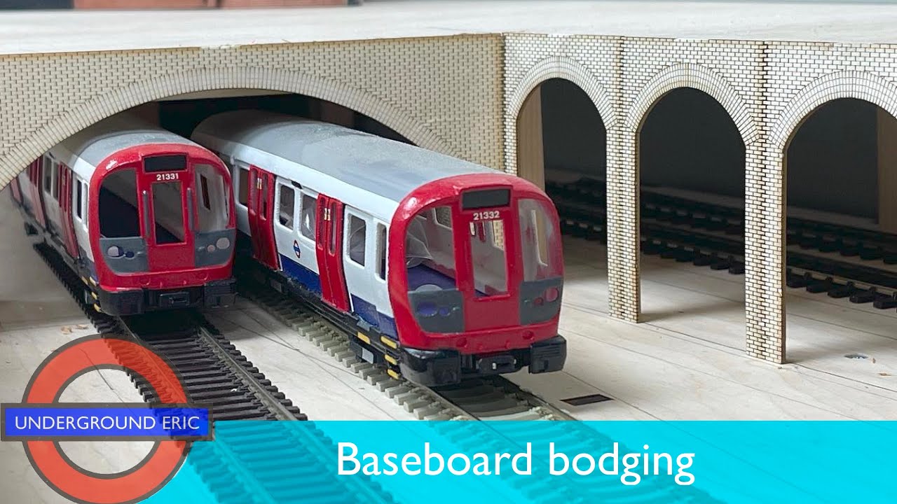 London Underground model railway build 2 - my poor woodwork skills! - oo gauge log cabin layout
