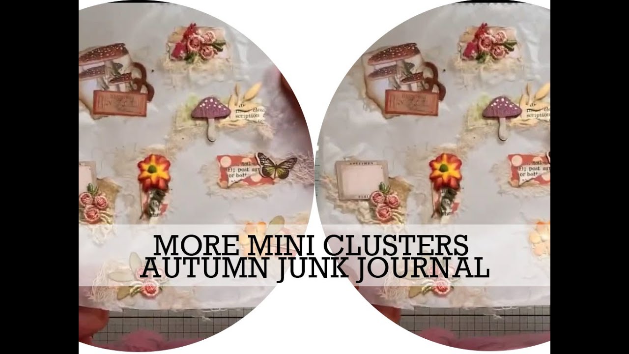 БОЛЬШЕ мини-кластеров/украшений для журнала Autumn Junk