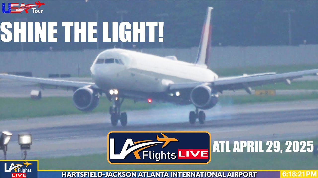 🔴LIVE ATLANTA (ATL) Hartsfield-Jackson International Airport | BUSIEST AIPORT! | April 29, 2025