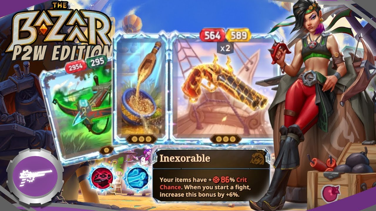 100% Crit Spicy Double Barrel & Arbalest Combo! | The Bazaar (P2W)