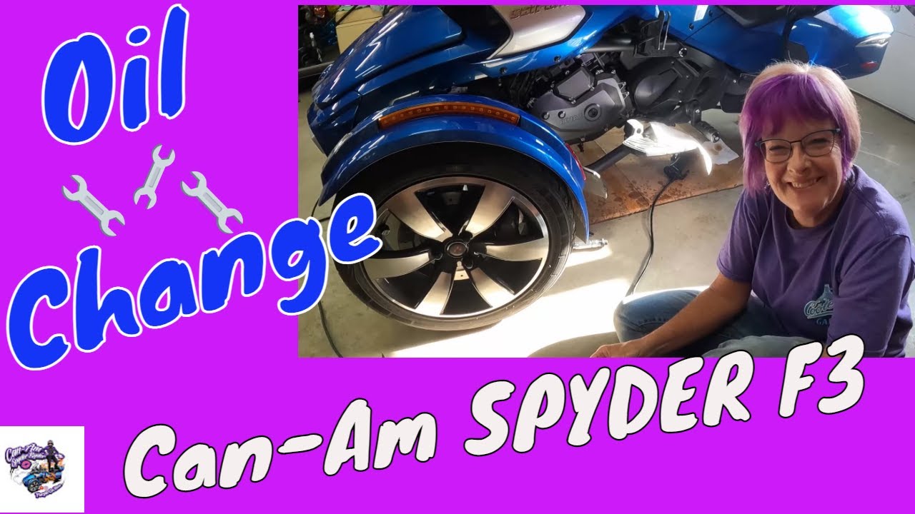My Can-Am SPYDER F3 Oil Change....Don't Get Torquey With Me, TommyG! 😂