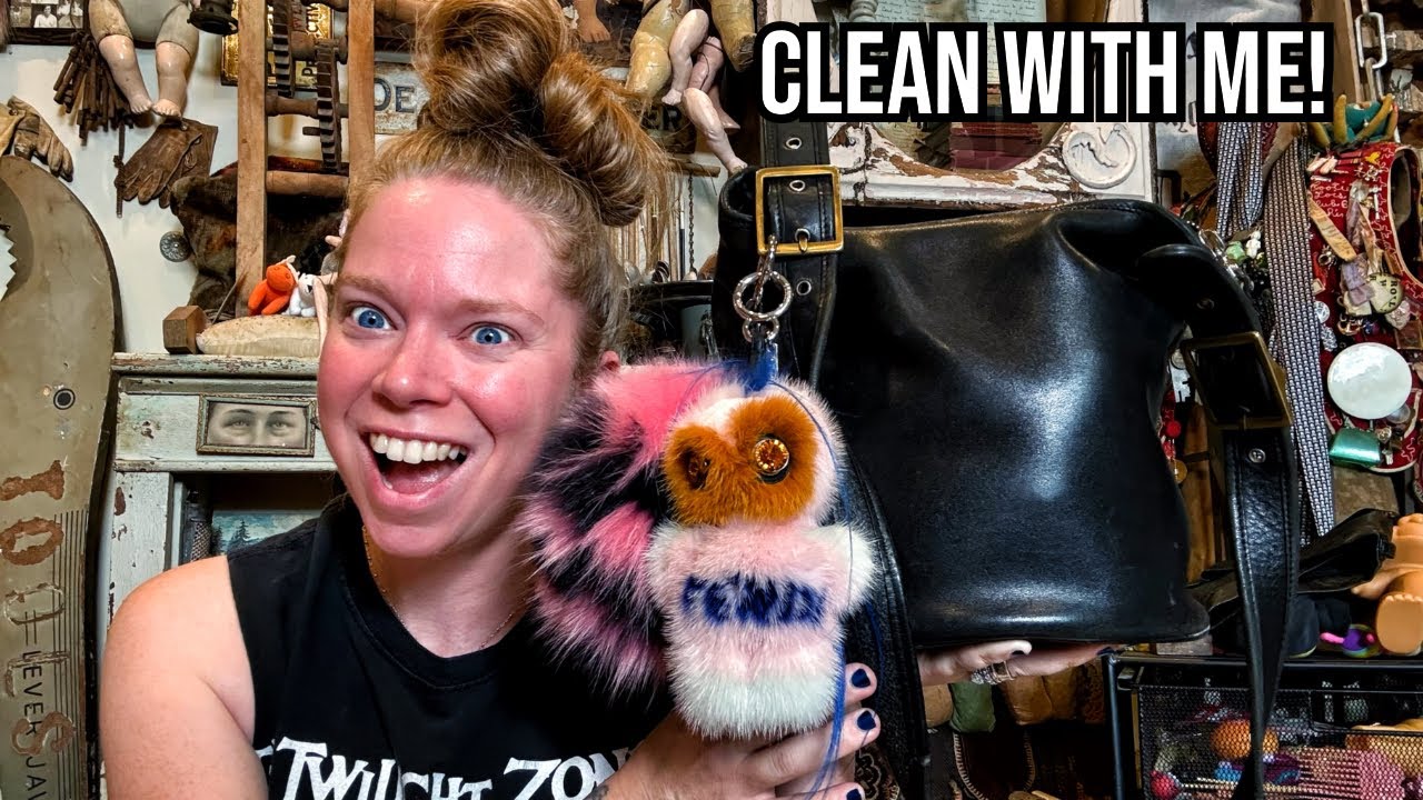 CLEAN OUT MY BAG with ME! (Coach Bag/Junk Journal Quest!)