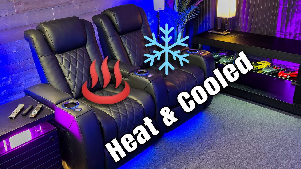 Valencia Tuscany Ultimate Heat and Ventilation LUXURY Home Theater Seating. Mancave Seats
