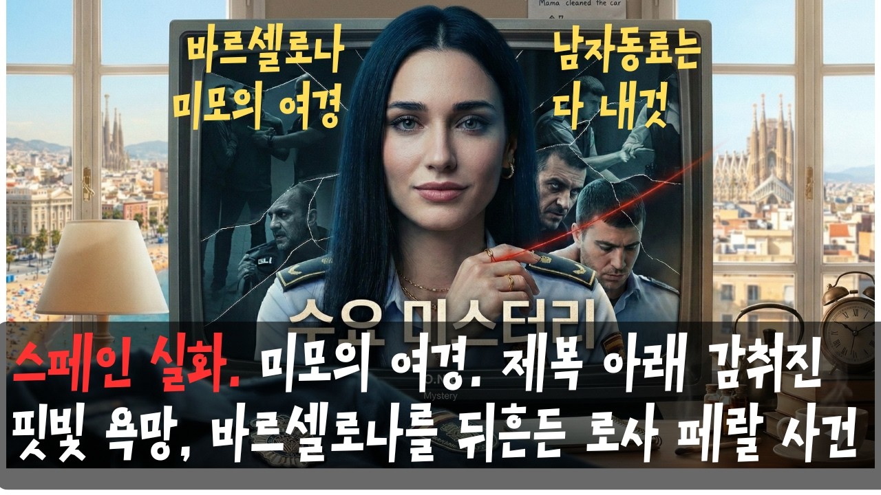 스페인 경찰 여신, 남자면 다 넘어간다? 미녀 여경의 핏빛유혹, 바르셀로나를 뒤흔든 로사 페랄 사건