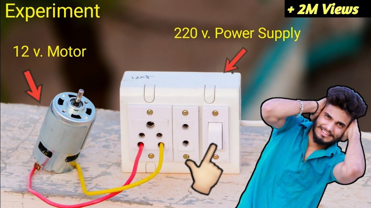 जब 12v की 775 मोटर को 220v से चलाया तो ये हुआ 😲😲 || What if a 12v motor is run by 220v ? ||