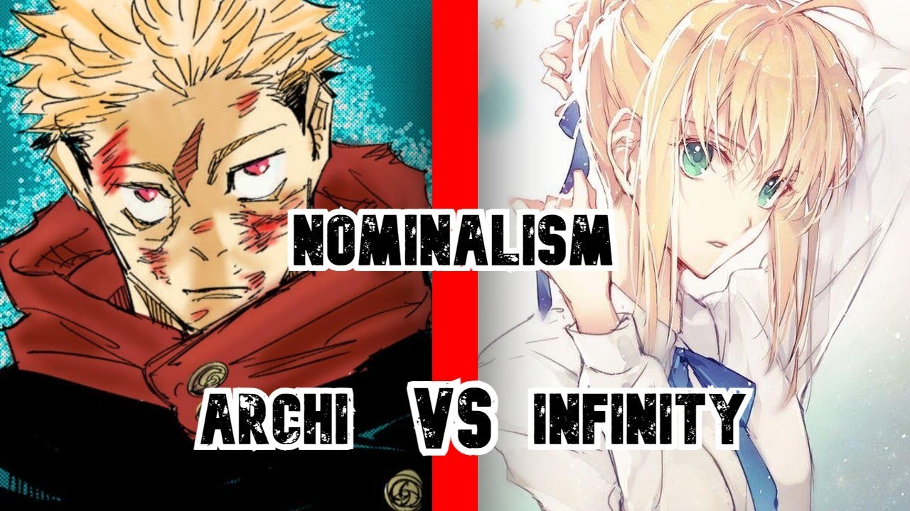 Archi (realism) vs infinity (nominalism)