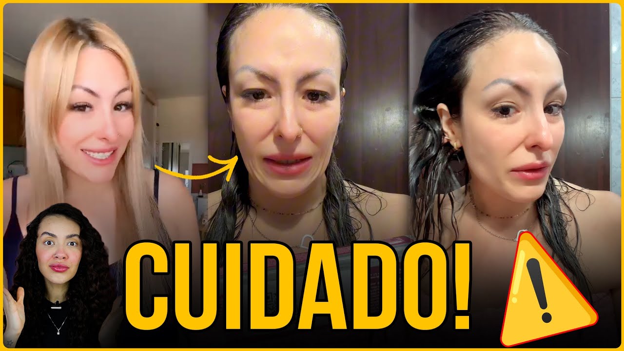 TINTA VEIO ERRADA E ELA SE DEU MAL!! LOIRA FICOU MORENA SEM QUERER!!