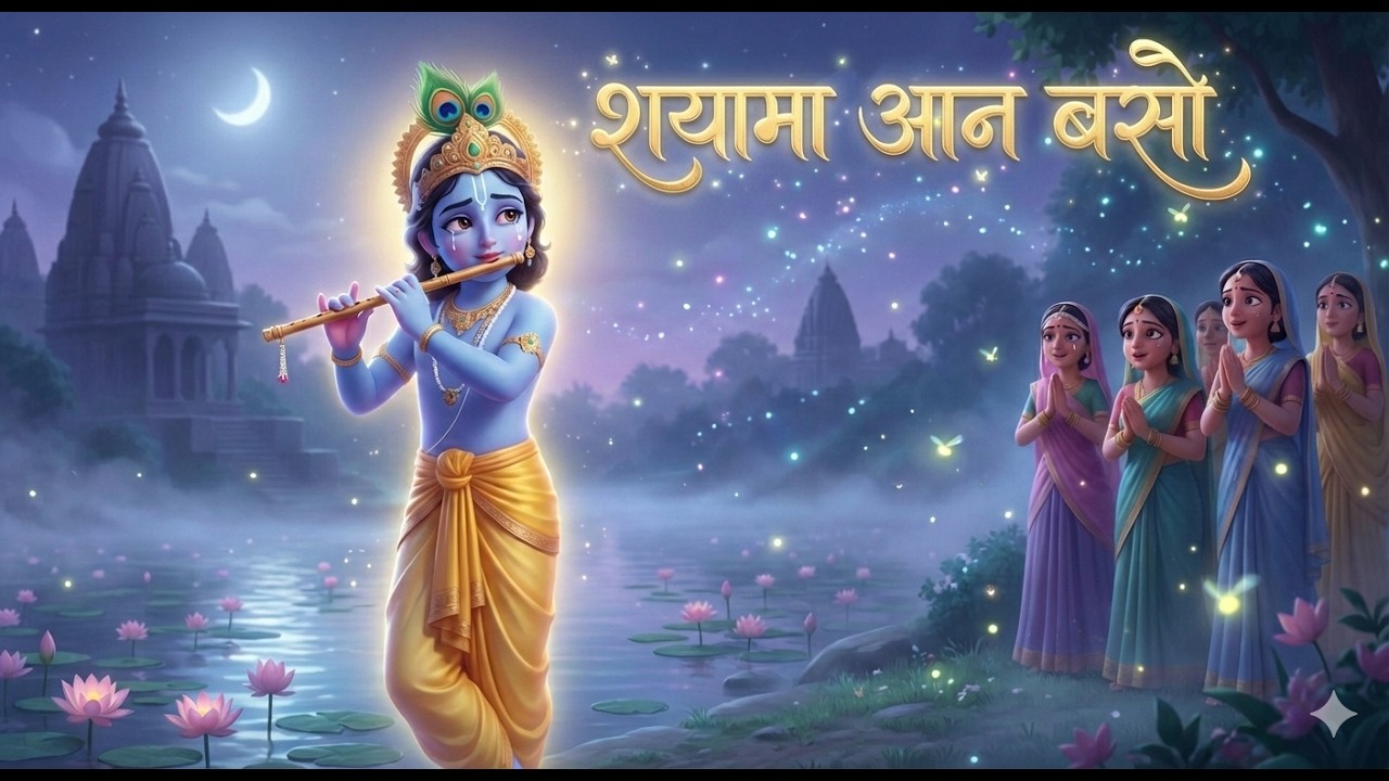Shyama Aan Baso Mere Man Mandir Mein | Heart Touching Krishna Bhajan #bhajan #sanatansur