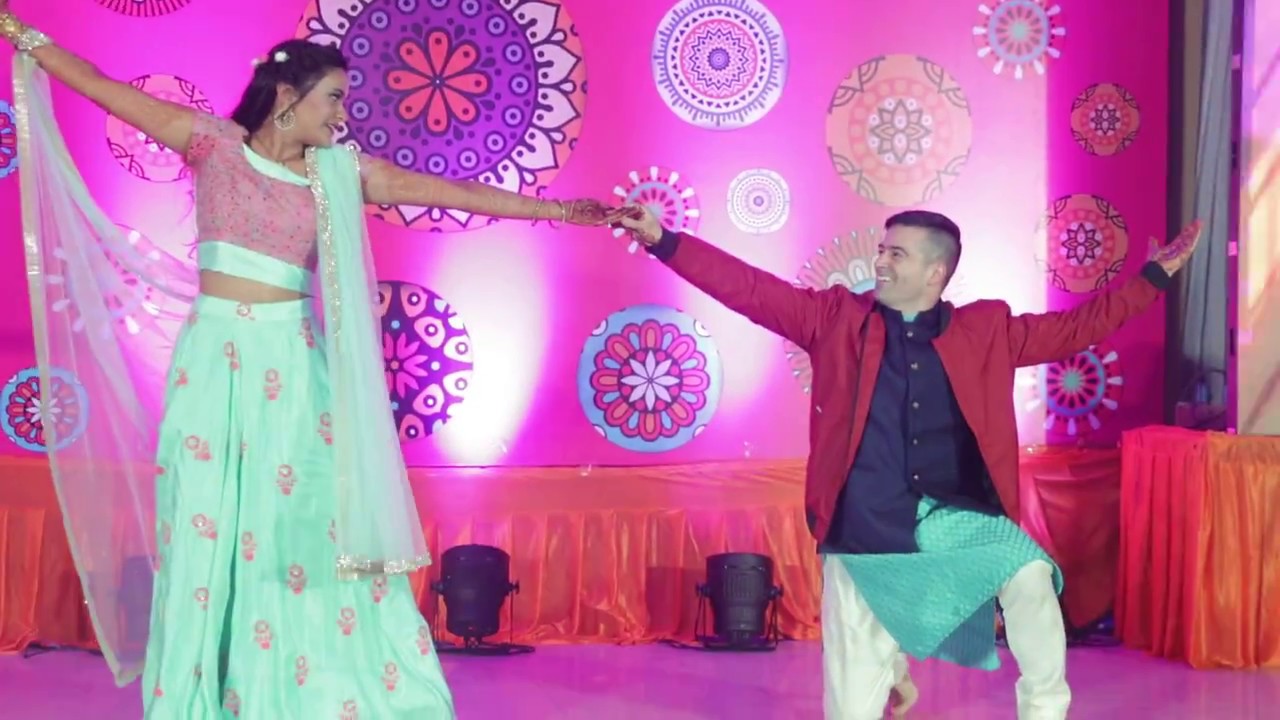 Best Sangeet Performance by Interracial Couple | Bollywood Mashup | American Groom | Indian Bride