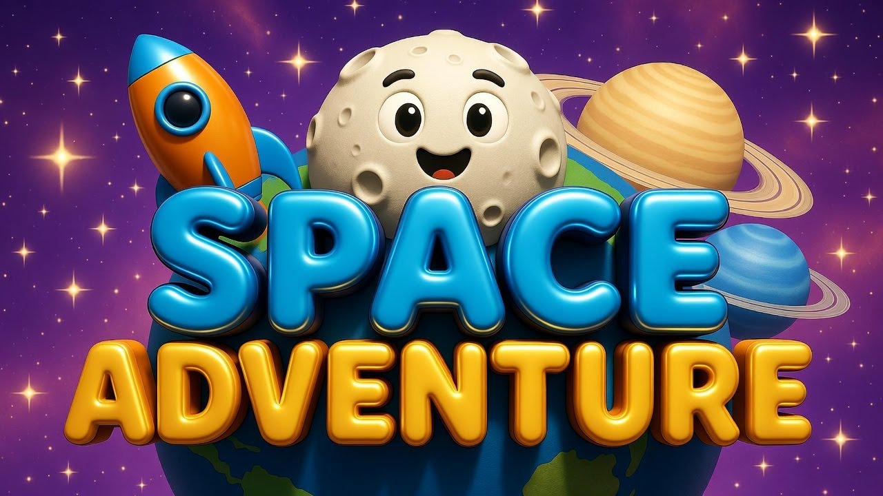Happy Space Adventure! | Kids Astronaut Song | Moon & Planets for Children