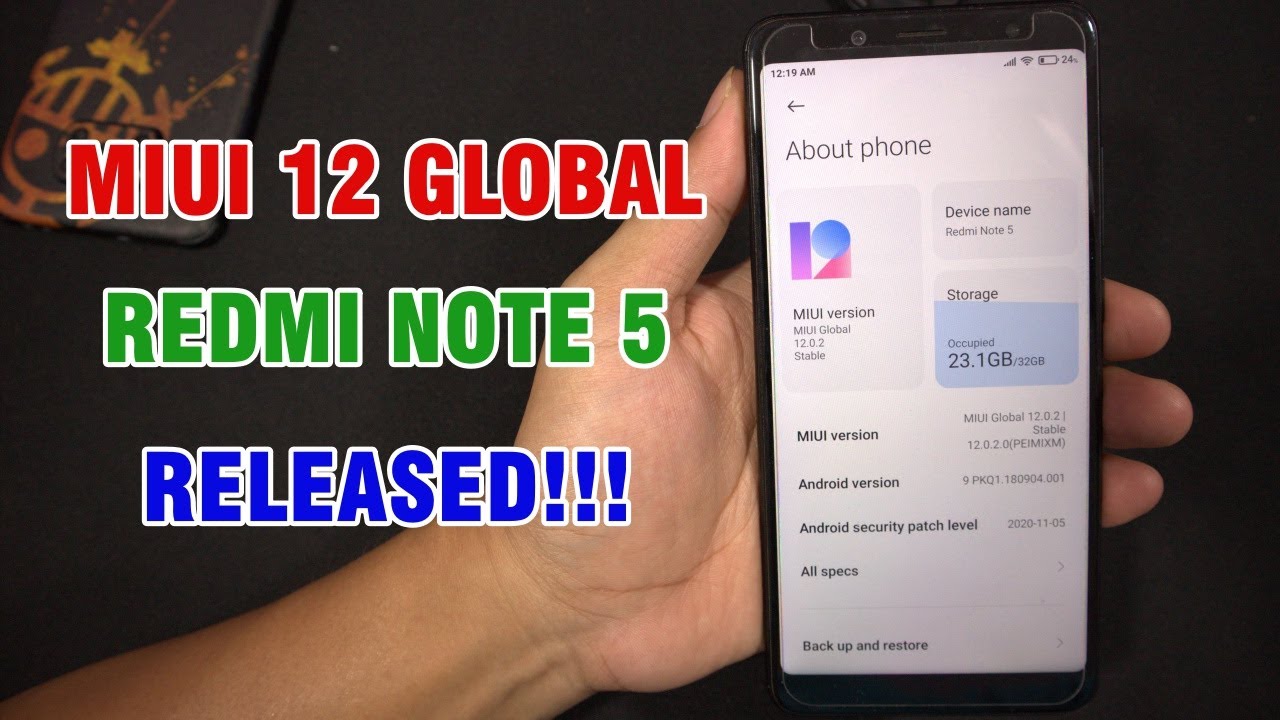 Gassss Update MIUI 12 Global Redmi Note 5 Resmi Dirilis Langsung Update Sebelum Ilang