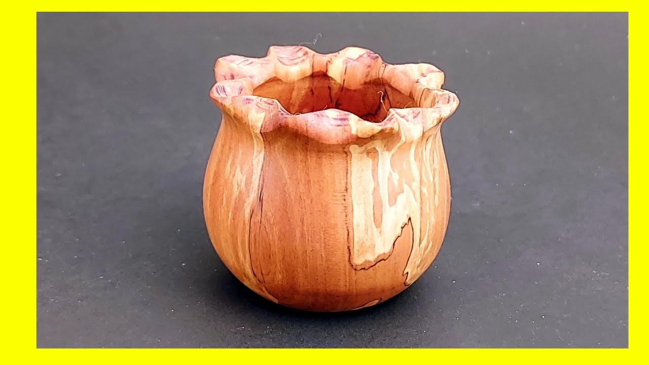 How to Turn a Fluted Pot