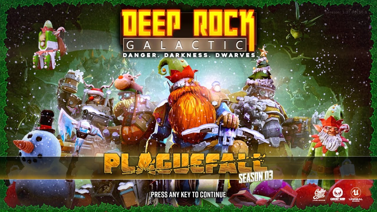 Christmas Music & Ambiance Aboard the DRG Space Rig (Steady Camera Version)