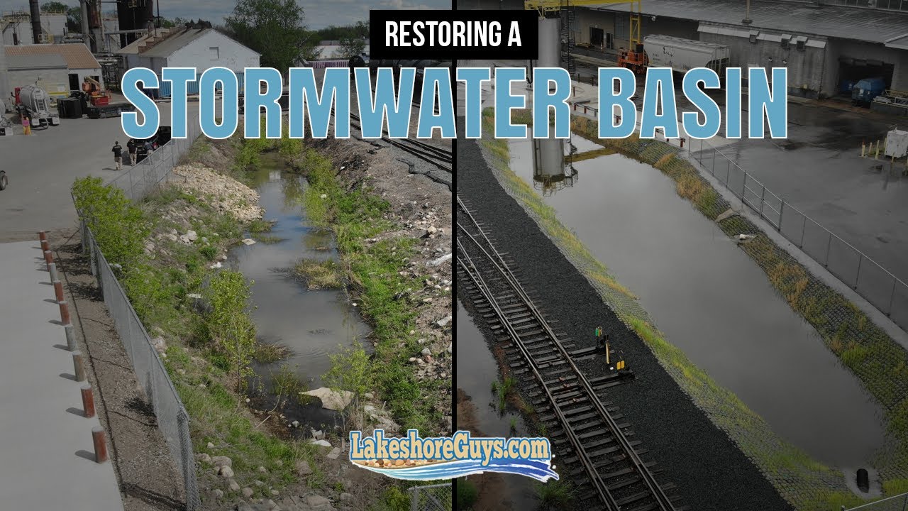 Stormwater Basin Restoration, Start to Finish