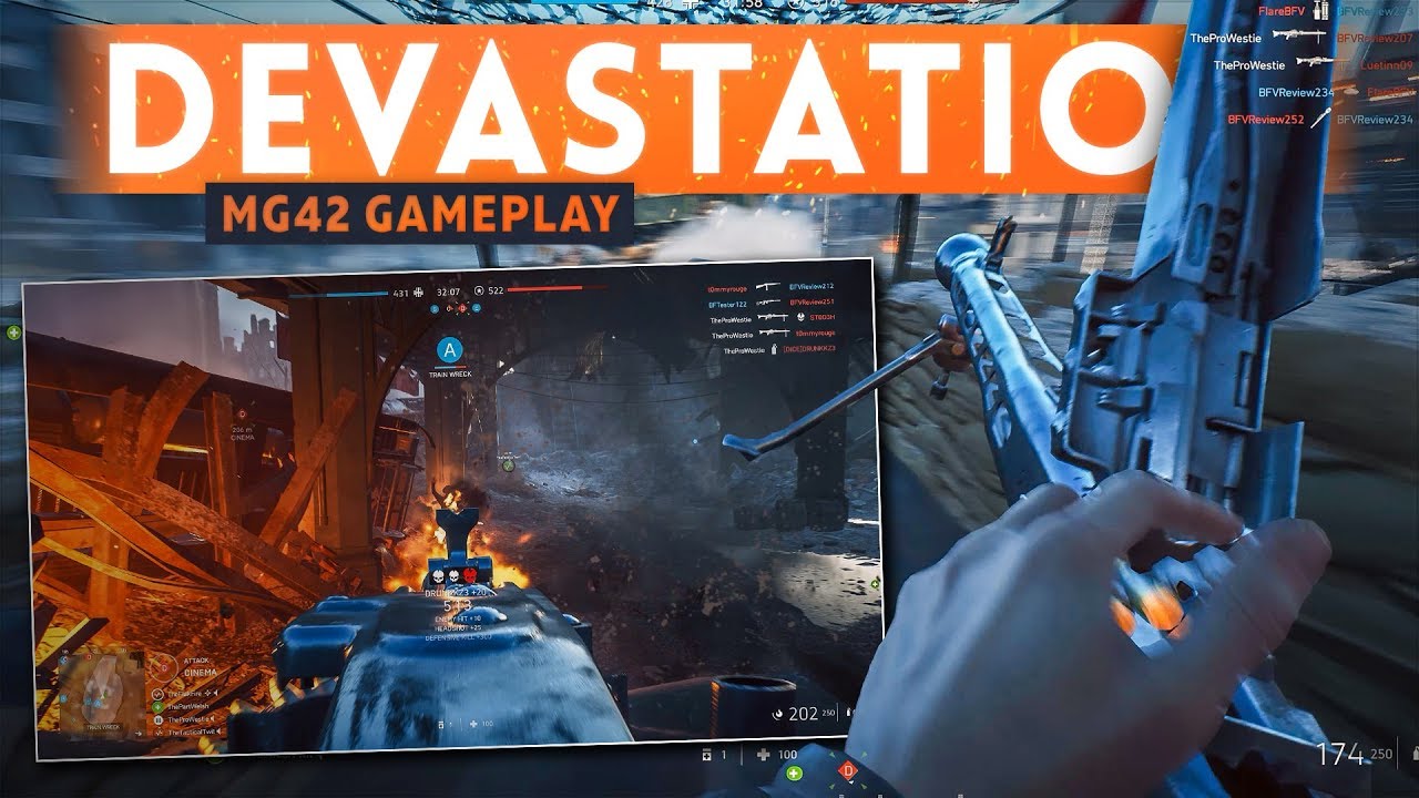 THIS GAME IS GREAT! - Battlefield 5 Multiplayer Gameplay: Devastation Map & MG42