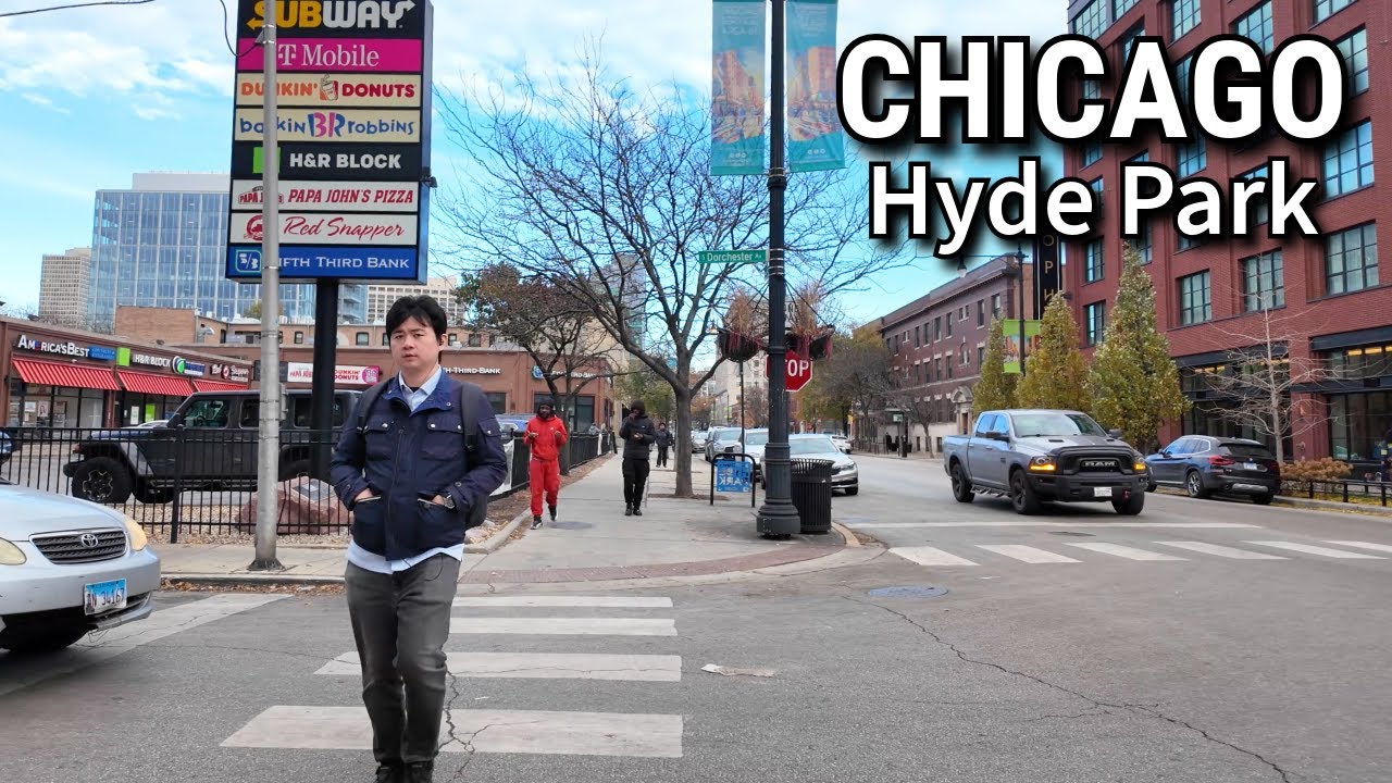 AUTUMN IN CHICAGO 🍁 Hyde Park Fall Walking Tour On Thursday | November 13, 2025 | 4K 60fps Video