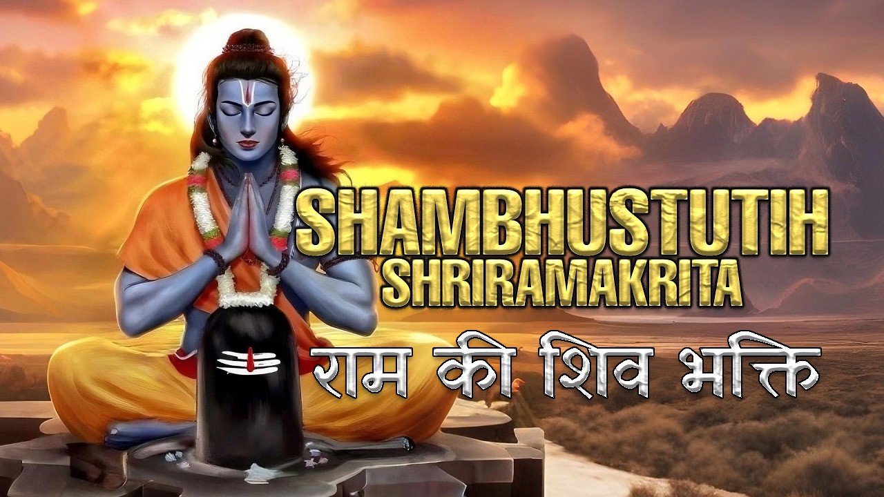 Lord Rama Praises Lord Shiva | Shambhu Stuti | Powerful Shiva Bhakti Chant