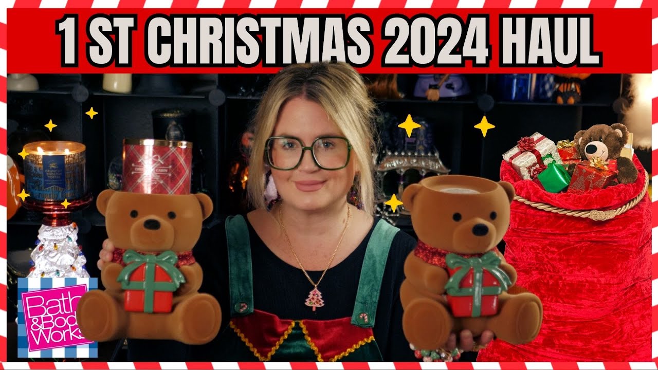 НОВИНКА Bath & Body Works К РОЖДЕСТВУ 2024 ГОДА | Подсвечник в виде плюшевого мишки и многое друг...